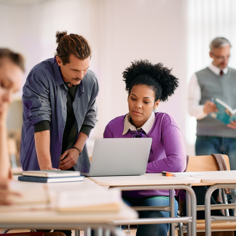 Studenten in het hoger onderwijs